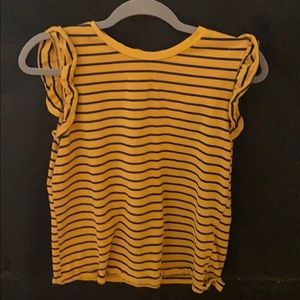 Short sleeve striped shirt